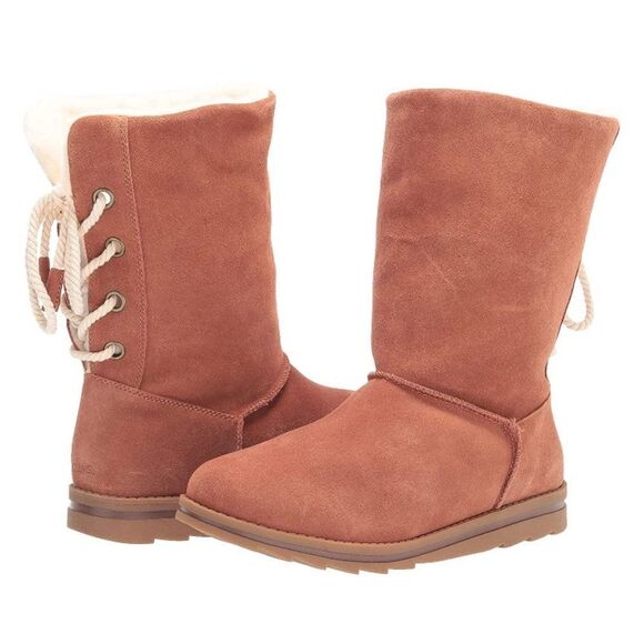 Muk Luks Ziggy Rodeo Leather Wool Blend Boots Shoes Size 6.5 - Picture 7 of 14